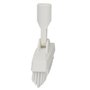 Extra Tough Joint brush WithFlexible Neck V-shape Polyester Fiber, Extra Hard 225x35x90mm Fiber length Ca. 40mm White