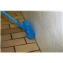 Corner Scrubber Hard Polyester Fiber, Hard 265x150x100mm Fiber length: 45mm Blue