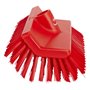 Corner Scrubber Hard Polyester Fiber, Hard 265x150x100mm Fiber length: 45mm Red