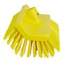 Corner Scrubber Hard Polyester Fiber, Hard 265x150x100mm Fiber length: 45mm Yellow