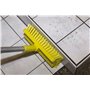 Corner Scrubber Hard Polyester Fiber, Hard 265x150x100mm Fiber length: 45mm Yellow