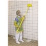 Corner Scrubber Hard Polyester Fiber, Hard 265x150x100mm Fiber length: 45mm Yellow