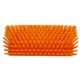 Corner Scrubber Hard Polyester Fiber, Hard 265x150x100mm Fiber length: 45mm Orange