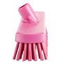 Tough Floor Scrubber Polyester Fiber, Hard 305x85x110mm Fiber length: 45mm Pink