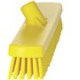 Tough Wide Floor Scrubber Polyester Fiber, Hard 470x80x115mm Fiber length: 43mm Yellow