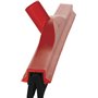 Classic Floor wiper, Fixed Nek Polypropylene, Black Foam rubber Cassette 60cm Wide Red