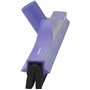 Classic Floor wiper, Fixed Nek Polypropylene, Black Foam rubber Cassette 60cm Wide Purple