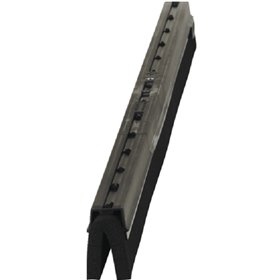 Cassette for Classic Floor wiper Polypropylene, Foam rubber 70cm Wide Black