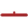 Full Colour Hygiene Floor wiper, Fixed Nek Polypropylene, Tpe Rubber 40cm Wide Red