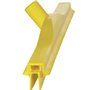 Full Colour Hygiene Floor wiper, Fixed Nek Polypropylene, Tpe Rubber 60cm Wide Yellow