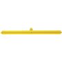 Full Colour Hygiene Floor wiper, Fixed Nek Polypropylene, Tpe Rubber 70cm Wide Yellow