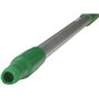 Ergonomic Aluminium Helve 130cm Anodized Aluminum, Polypropylene 1310xø 31mm Green