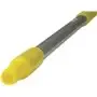 Ergonomic Aluminium Helve 130cm Anodized Aluminum, Polypropylene 1310xø 31mm Yellow