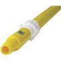 Ergonomic Telescopic Helve With Water throughput, Nipple With Nipple For Quick Coupler Yellow