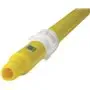 Ergonomic Telescopic Helve With Water throughput, Nipple With Nipple For Quick Coupler Yellow