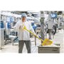 Ergonomic Shovel Tall Helve, Large Blade Polypropylene Height 1310mm Large 380x340x90mm Yellow