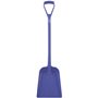 Lightweight Shovel D-handle, Short Helve Polypropylene Height 1040mm Standard Blade (327x271x50mm) Purple