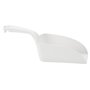 Straight Hand shovel, Medium, 1 Liter Polypropylene 340x120x110mm White