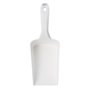 Straight Hand shovel, Medium, 1 Liter Polypropylene 340x120x110mm White