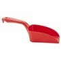 Straight Hand shovel, small, 0,5 Liter Polypropylene 300x95x80mm Red