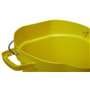 Bucket 20 Liter Polypropylene and Stainless steel 380x470x470mm Also see Bucket Lid 5693 Yellow