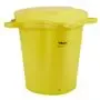 Bucket 20 Liter Polypropylene and Stainless steel 380x470x470mm Also see Bucket Lid 5693 Yellow