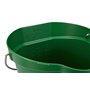 Bucket 12 Liter Polypropylene and Stainless steel 325x330x330mm Also see Bucket Lid 5687 and Wall holder 16200 Green