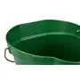 Bucket 12 Liter Polypropylene and Stainless steel 325x330x330mm Also see Bucket Lid 5687 and Wall holder 16200 Green