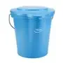 Bucket 12 Liter Polypropylene and Stainless steel 325x330x330mm Also see Bucket Lid 5687 and Wall holder 16200 Blue
