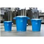 Bucket 12 Liter Polypropylene and Stainless steel 325x330x330mm Also see Bucket Lid 5687 and Wall holder 16200 Blue