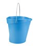 Bucket 12 Liter Polypropylene and Stainless steel 325x330x330mm Also see Bucket Lid 5687 and Wall holder 16200 Blue