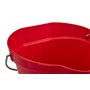 Bucket 12 Liter Polypropylene and Stainless steel 325x330x330mm Also see Bucket Lid 5687 and Wall holder 16200 Red