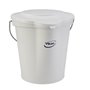 Bucket 12 Liter Polypropylene and Stainless steel 325x330x330mm Also see Bucket Lid 5687 and Wall holder 16200 White