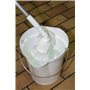 Bucket 12 Liter Polypropylene and Stainless steel 325x330x330mm Also see Bucket Lid 5687 and Wall holder 16200 White