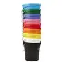 Bucket 12 Liter Polypropylene and Stainless steel 325x330x330mm Also see Bucket Lid 5687 and Wall holder 16200 Orange