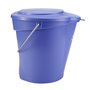 Bucket 12 Liter Polypropylene and Stainless steel 325x330x330mm Also see Bucket Lid 5687 and Wall holder 16200 Purple