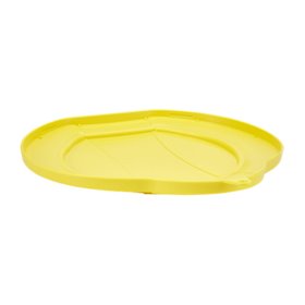 Bucket Lid for 12 Liter Bucket Polypropylene 365x310x40mm Yellow