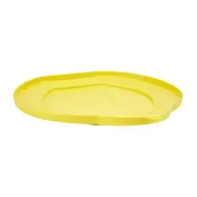 Bucket Lid for 12 Liter Bucket Polypropylene 365x310x40mm Yellow