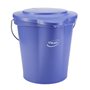 Bucket Lid for 12 Liter Bucket Polypropylene 365x310x40mm Purple