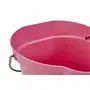 Bucket 6 Liter Polypropylene and Stainless steel 260x270x258mm Also see Bucket Lid 5689 and Wall holder 16200 Pink