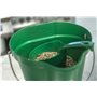 Bucket 6 Liter Polypropylene and Stainless steel 260x270x258mm Also see Bucket Lid 5689 and Wall holder 16200 Green