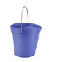 Bucket 6 Liter Polypropylene and Stainless steel 260x270x258mm Also see Bucket Lid 5689 and Wall holder 16200 Purple