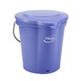 Bucket 6 Liter Polypropylene and Stainless steel 260x270x258mm Also see Bucket Lid 5689 and Wall holder 16200 Purple