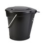 Bucket 6 Liter Polypropylene and Stainless steel 260x270x258mm Also see Bucket Lid 5689 and Wall holder 16200 Black