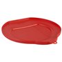 Bucket Lid for 6 Liter Bucket Polypropylene 295x250x20mm Red