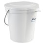 Bucket Lid for 6 Liter Bucket Polypropylene 295x250x20mm White