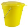 Bucket Lid for 6 Liter Bucket Polypropylene 295x250x20mm Yellow