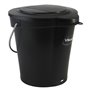 Bucket Lid for 6 Liter Bucket Polypropylene 295x250x20mm Black