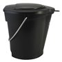 Bucket Lid for 6 Liter Bucket Polypropylene 295x250x20mm Black