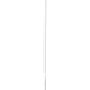 Stirrer, With Gaten, Tall Helve Polypropylene, White Helve 1200mmxø 31mm Spatula Leaf With Holes, 160x270mm White